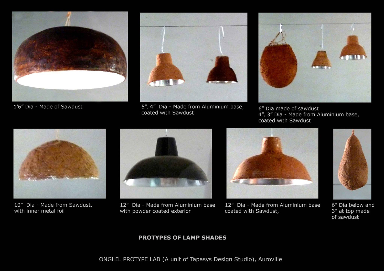 terracotta lampshades